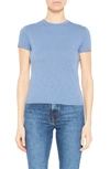 Theory 2 Nebulous Organic Cotton Tiny Tee In Steel Blue