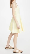 Staud Mini Wells Dress In Ginger