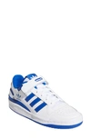 Adidas Originals Forum Low Sneakers In White And Blue