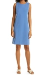 Eileen Fisher Organic Cotton Shift Dress In Coast