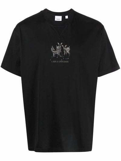 Burberry T-shirts And Polos Black