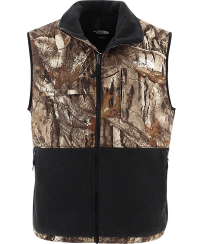 The North Face Men's Nf0a4qyo05u1 Black Polyester Vest In Multi