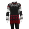 BURBERRY BURBERRY LADIES HAND-KNITTED YOKE CASHMERE WOOL SWEATER