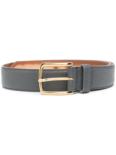 Thom Browne 4-bar Buckle Belt In Grau