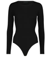 Wardrobe.nyc Wardrobe. Nyc Knitted Bodysuit In Black