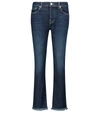 7 For All Mankind Asher Luxe Mid-rise Jeans In Blue