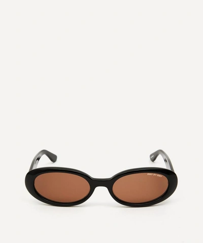 Dmy By Dmy Women's Valentina Oval Sunglasses In Black