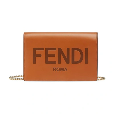 Fendi Wallet On Chain In Marron