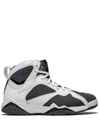 Jordan Air  7 Retro Men's Shoes In White/varsity Purple/flint Grey