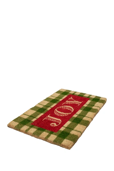 Entryways Joy Handwoven Coconut Fiber Doormat In Multi