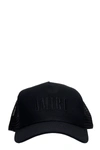 AMIRI HATS IN BLACK COTTON,MAH001008