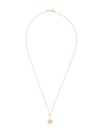 Nialaya Jewelry Evil Eye Pendant Necklace In Gold