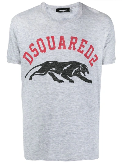 Dsquared2 Logo-print T-shirt In Grau