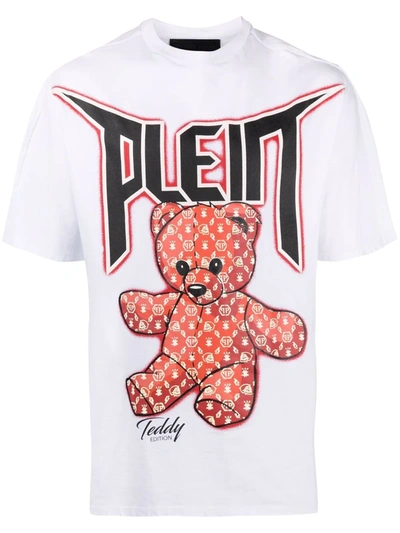 Philipp Plein Teddy Bear-print T-shirt In Weiss