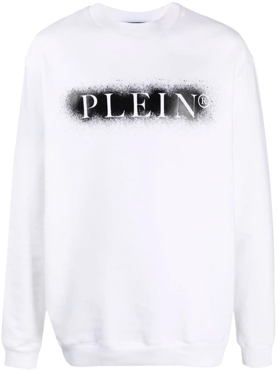 Philipp Plein Logo-print Sweatshirt In Weiss