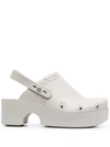 Xocoi Slingback Mule Clog Shoes In Grau