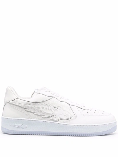 Enterprise Japan Rocket Embroidered Low-top Trainers In White