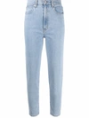 Slvrlake Beatnik High-rise Slim Ankle Jeans In Blau