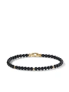 David Yurman Spiritual Bead Bracelet With Black Onyx And Gold