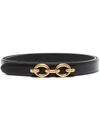 SAINT LAURENT CABLE CLASP THIN BELT