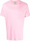 Mc2 Saint Barth Patch-pocket T-shirt In Rosa