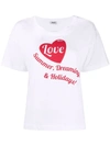 LIU •JO LOVE GRAPHIC-PRINT COTTON T-SHIRT