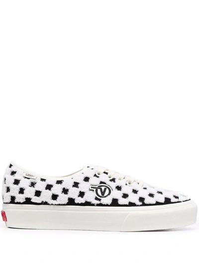 Vans Black & White Authentic One Piece Vlt Lx Sneakers In Blk/mrshmlw