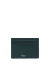 Mulberry Rectangular Leather Cardholder In Grün