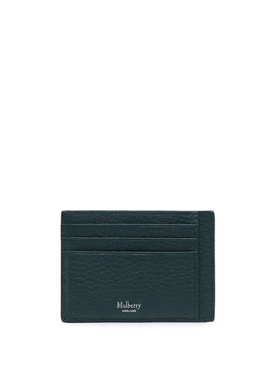 Mulberry Rectangular Leather Cardholder In  Green