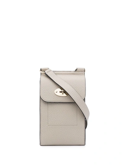 Mulberry Antony Leather Clutch Bag In Nude