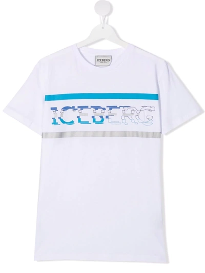 Iceberg Teen Logo-print T-shirt In White