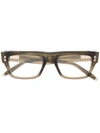 Akoni Leo Square-frame Glasses In Grün