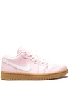 Jordan Air  1 Low Women's Shoe In Arctic Pink,gum Light Brown,white