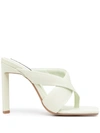 Senso Sofie Ii Leather Sandals In Grün