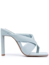 Senso Sofie I Leather Sandals In Blau