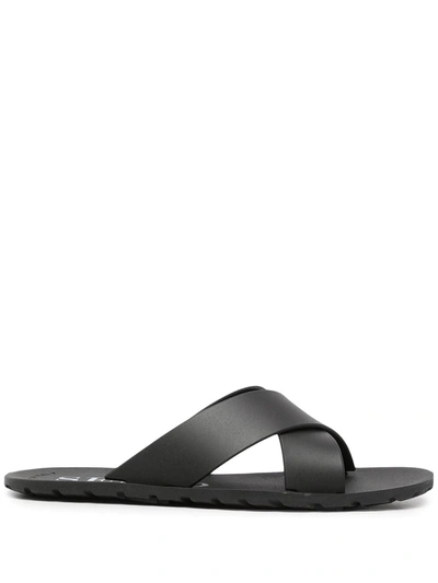 Senso Franky Crossover-strap Slides In Schwarz