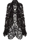 DOLCE & GABBANA CROCHET LACE-STYLE WOOL CARDIGAN