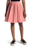 RED VALENTINO PLEATED A-LINE SKIRT,8056687957030