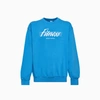 SPORTY AND RICH SPORTY AND RICH 80S FITNESS SWEATSHIRT,80s FITNESS CREWNECK-SAPPHIRE