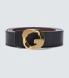 GIVENCHY REVERSIBLE G CHAIN LEATHER BELT,P00553231