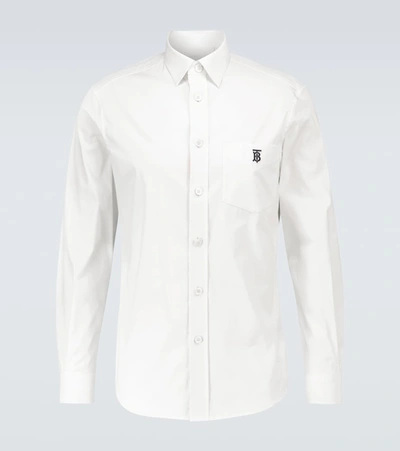 Burberry Chappel Long-sleeved Shirt In White