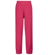 GANNI SOFTWARE ISOLI COTTON-BLEND SWEATtrousers,P00552630