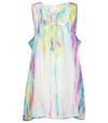 ANNA KOSTUROVA TIE-DYE SILK MINIDRESS,P00566367