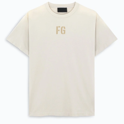 Fear Of God Monogram-print Cotton T-shirt In White