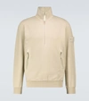 STONE ISLAND HALF-ZIPPED SWEATSHIRT,P00527424