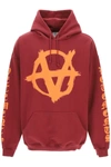 VETEMENTS VETEMENTS HOODIE WITH ANARCHY GOTHIC LOGO