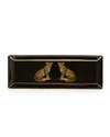 Halcyon Days Twin Leopards Rectangular Tray