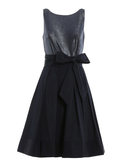 Lauren Ralph Lauren Yuko Flared Dress In Navy