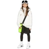 Moncler Kids White Down Sill Jacket In White