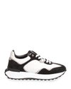 GIVENCHY MIXED LEATHER COLORBLOCK RUNNER SNEAKERS,PROD242330643